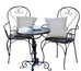 Bonnieux Provence-Style Bistro Tables + 2 Chairs