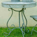 Carolina 2 Seater Vintage Grey Metal Table & 2 Chairs