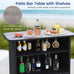 Glory 3pc Patio Bar Set