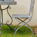 Carolina 2 Seater Vintage Grey Metal Table & 2 Chairs