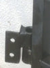 Camille Black Wrought Iron Side Gate. 191.0H x 117.5W cms