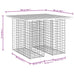 Gabion Design Garden Table 100x102x72cm. Solid Wood Douglas ir