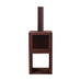 Zafir Fireplace/Chimenea W/ Wood Storage & Pedestal Base. 150cm