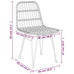 Fina Garden 4 Person Rattan Dining Set
