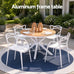 Quincey 5pc White Dining Set