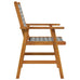 Sevigny Garden Chairs 2 pcs Solid Acacia Wood