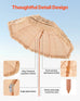 Mauna Loa Tiki Thatched Patio Umbrella 2.44 m