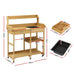 Gardener's Potting Bench Table/Storage Cabinet