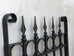 Rochelle Black Wrought Iron Gate 191cm H x 117.5cm W