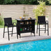 Glory 3pc Patio Bar Set