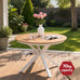 Quincey 5pc White Dining Set