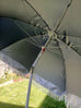 Taranto Beach Umbrella - Blue Retro Style with Tassels