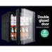 46L Bar/Fridge with Glass Door. Black