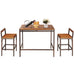 Savannah 3 Pieces Outdoor Bar Table Set \