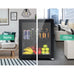 46L Bar/Fridge with Glass Door. Black