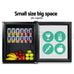 46L Bar/Fridge with Glass Door. Black