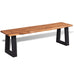 Montalban Rustic Outdoor Bench