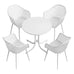 Rondelay 5pc Dining Set. White