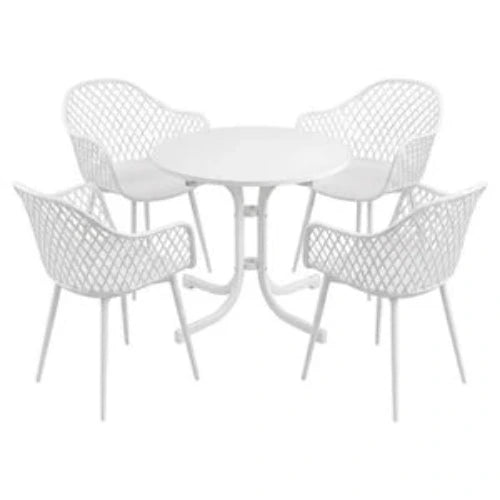 Rondelay 5pc Dining Set. White