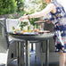 Alazar 80cm SteelPlancha Firepit & Grill