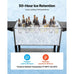 Dali Cooler Cart on Wheels w/ Side Shelves