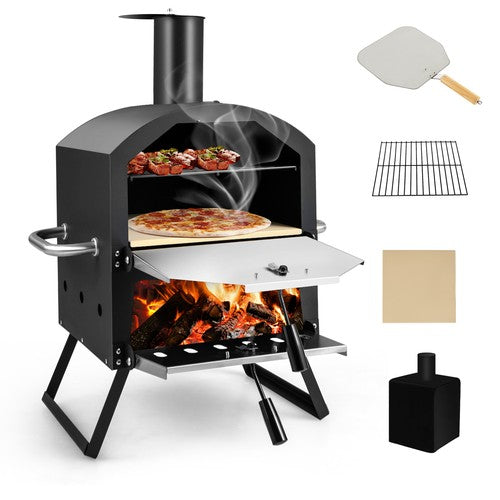 Enrico 2-Layer Portable Pizza Oven