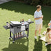 Dali Cooler Cart on Wheels w/ Side Shelves