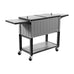 Dali Cooler Cart on Wheels w/ Side Shelves