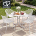 Rondelay 5pc Dining Set. White