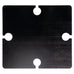 Expedia Black Bamboo 4 Wine-Holder Alfresco Table
