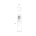 Porto Black Matte Outdoor Area Gas Heater