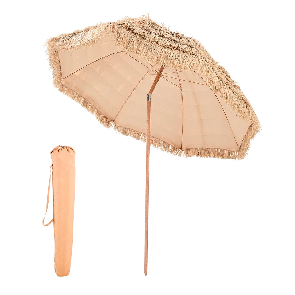 Mauna Loa Tiki Thatched Patio Umbrella 2.44 m