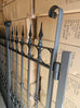 Rochelle Black Wrought Iron Gate 191cm H x 117.5cm W