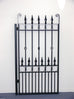 Rochelle Black Wrought Iron Gate 191cm H x 117.5cm W