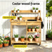 Gardener's Potting Bench Table/Storage Cabinet
