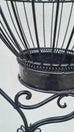 Honfleur Decorative Black Wrought Iron Birdcage. 1.65m