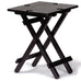 Expedia Black Bamboo 4 Wine-Holder Alfresco Table