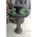 Azlan Solar Birdbath/Fountain w/ Battery Backup - 77cm