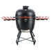 Lyra Stainless Steel Portable Charcoal Grill. Propane Gas. Cover and Cart.