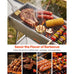 Atticus Portable Foldable Charcoal Grill, 0.16 m²