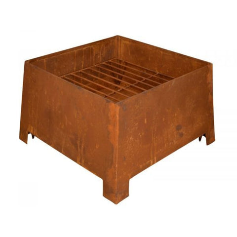 Villa Rustic Square Fire Place, 38x38x24cm