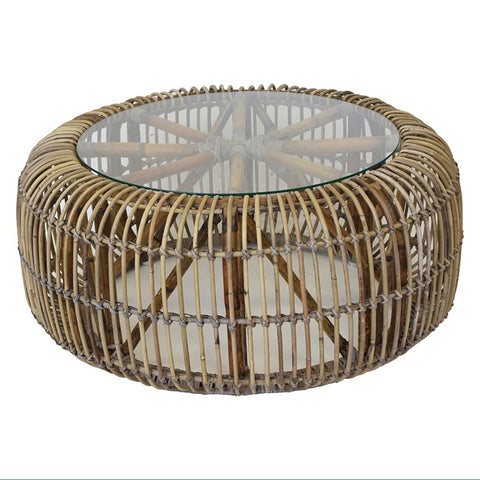 Toussaint Handcrafted Natural Rattan Coffee Table