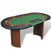 Impresario 10-Player Poker Table - Blue or Green