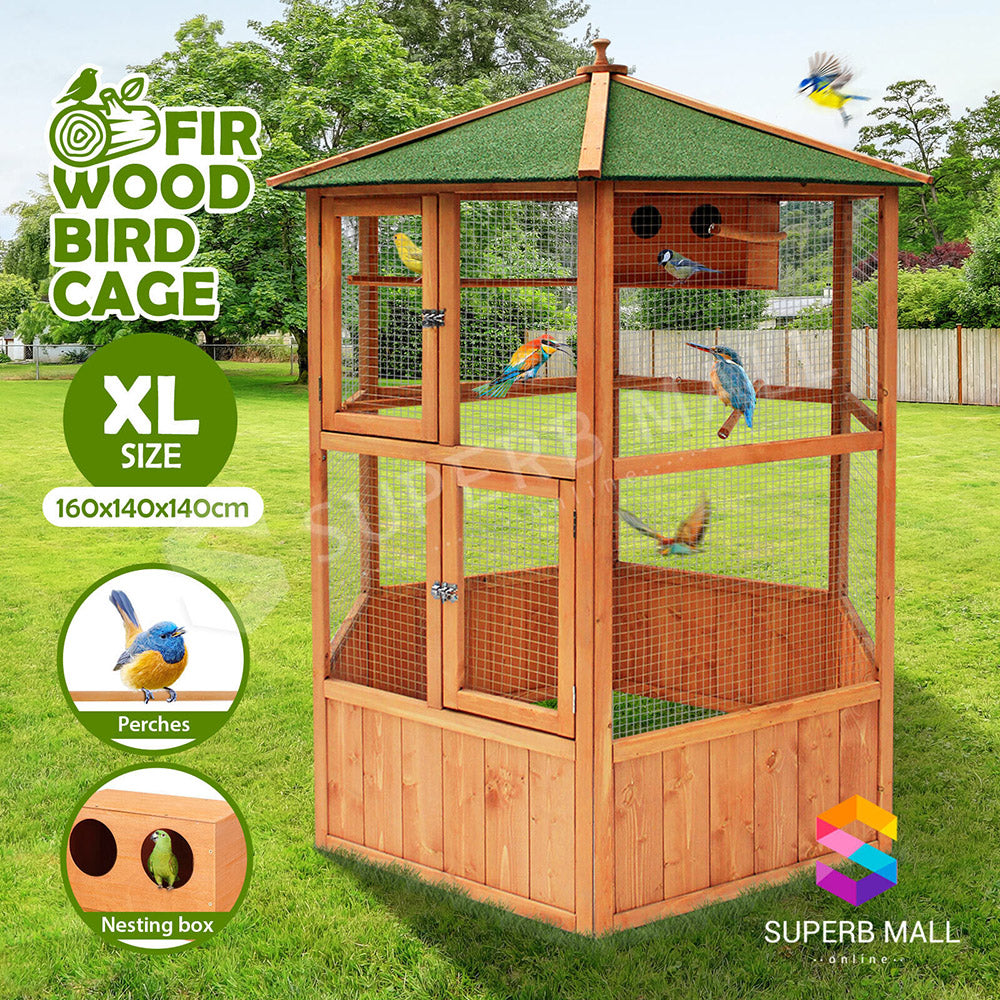Teak Wood Pets At Home Bird Cages Paradiso Classic Wooden Bird