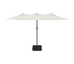 Azzat Double-Head Parasol - 449x245 cm. 8 Colours