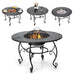 Jalisco Patio Fire Pit Table - 35.5" w/BBQ Grate