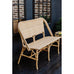 Sirena Rattan bistro Bench Seat - 3 Colours