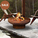 Ragusa Fire Pit in Rust and Black - 3 Sizes