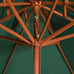 Taranto Double Decker Parasol w/Wooden Pole - 4 colours