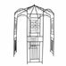 Argento Wrought Iron Rose Arch/Pavilion - 250 cm H
